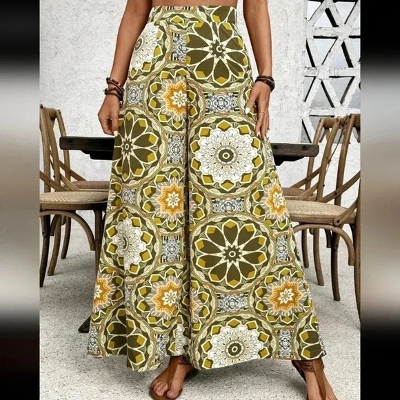 Women Irregular Print Casual Vacation Style - Picture 3 of 6